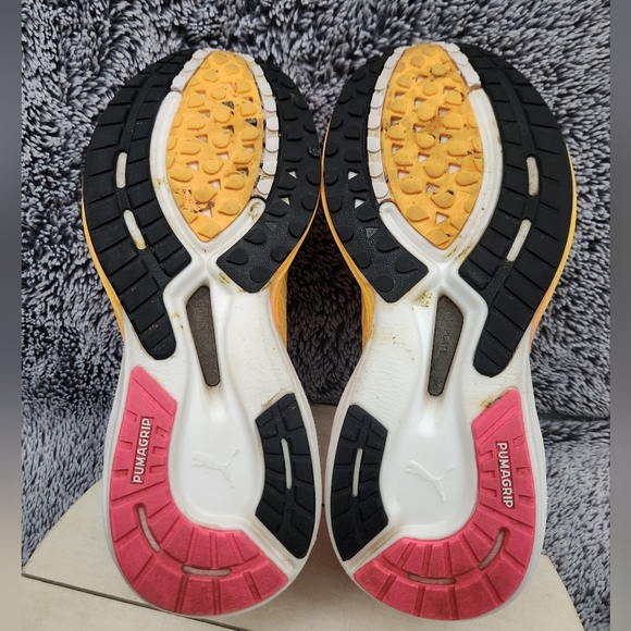 Puma Deviate Nitro 2 'Sunset Glow Sun Stream Black Men's Size 8 - Picture 8 of 9